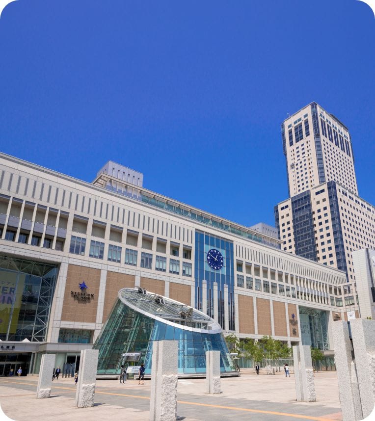 札幌駅地下直結。